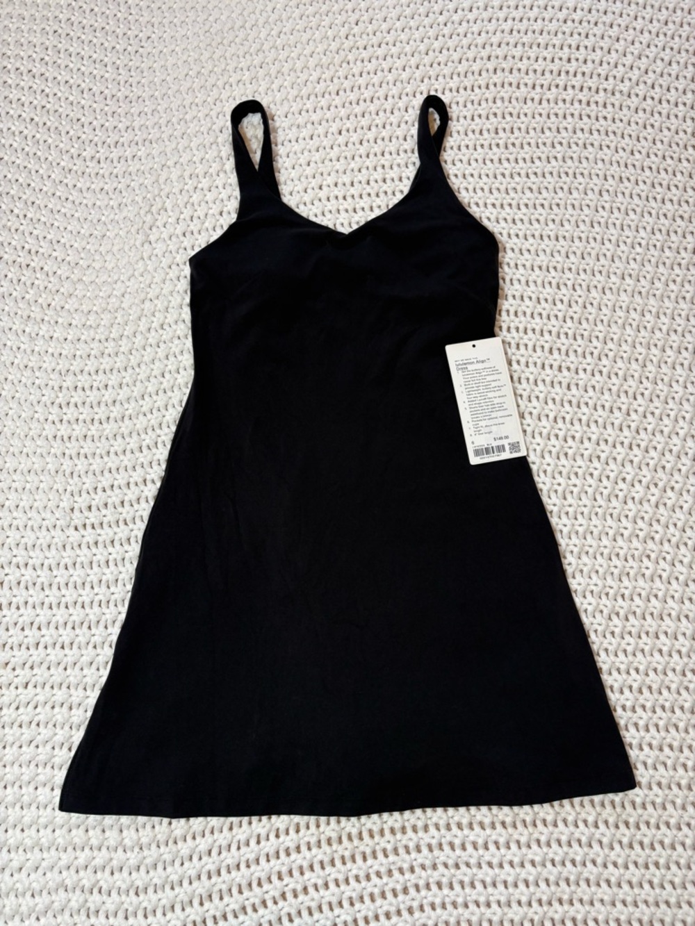 lululemon black align dress size 6